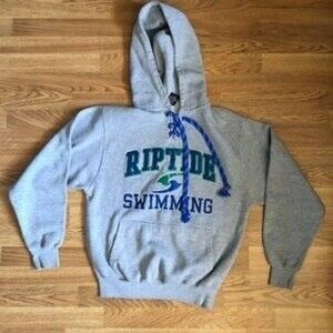 Riptide Swimming sz S Lace Up Front Tie Sweatshirt